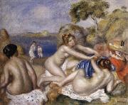 Three Bathers with a Crab, Pierre Renoir